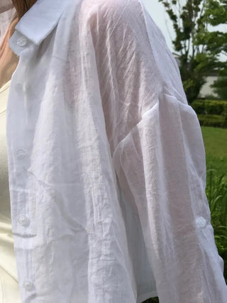 Pure Plain Linen Shirt