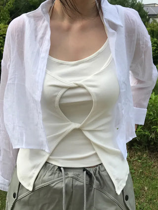 Pure Plain Linen Shirt