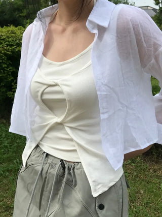 Pure Plain Linen Shirt