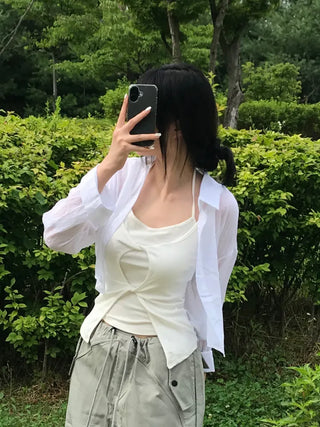 Pure Plain Linen Shirt