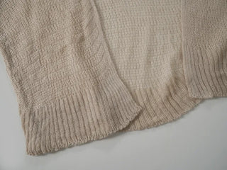 Non-button Summer See-through Long Sleeve Knit Cardigan