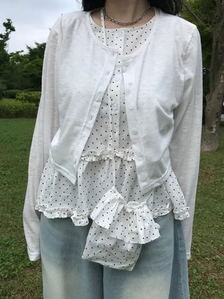 Summer Linen See-through Long Sleeve Cardigan