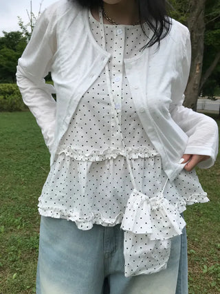 Summer Linen See-through Long Sleeve Cardigan