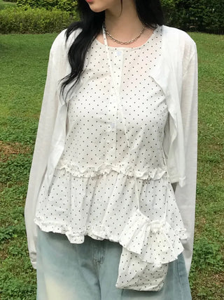 Summer Linen See-through Long Sleeve Cardigan
