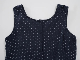 Dot Frill Layered Blouse