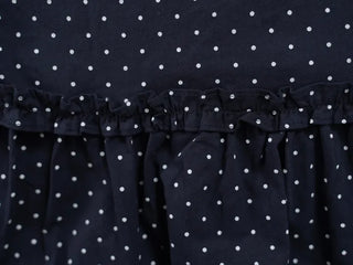 Dot Frill Layered Blouse