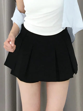 Minimal Geek Chic Pintuck Skirt