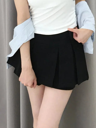 Minimal Geek Chic Pintuck Skirt