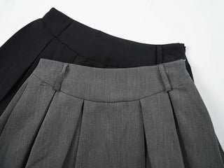 Minimal Geek Chic Pintuck Skirt