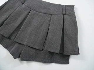 Minimal Geek Chic Pintuck Skirt