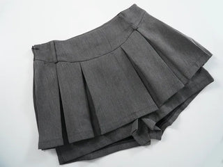 Minimal Geek Chic Pintuck Skirt