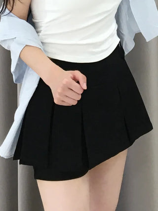 Minimal Geek Chic Pintuck Skirt