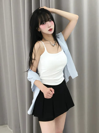 Minimal Geek Chic Pintuck Skirt