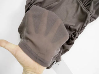Pure Halter Top Mesh Shirred Sleeveless
