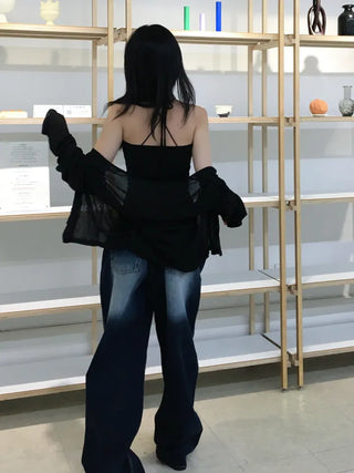 Moku Bokashi See-through Cardigan