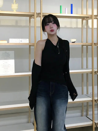 Moku Bokashi See-through Cardigan