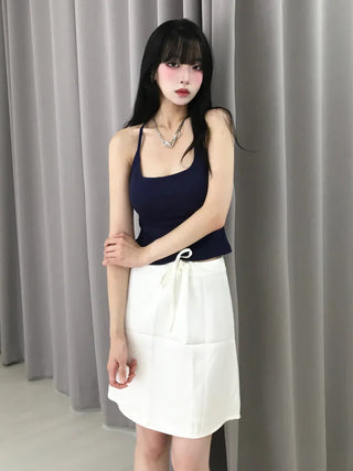 Sweet Satin Elastic Waist Midi Skirt