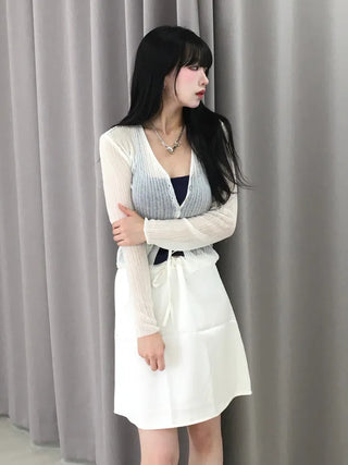 Sweet Satin Elastic Waist Midi Skirt