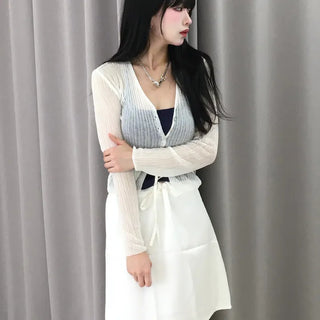 Sweet Satin Elastic Waist Midi Skirt