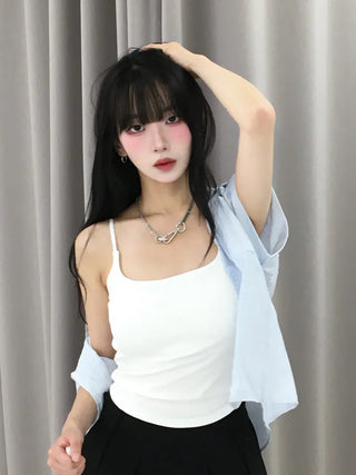 Basic Soft Summer Sleeveless Top