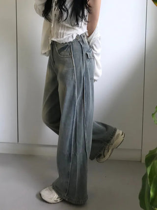 Summer Vintage Washed Wide Pants