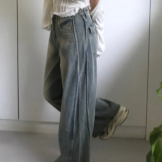 Summer Vintage Washed Wide Pants