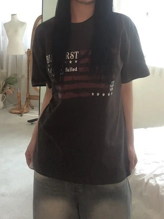 Street American Flag Short-Sleeve T-Shirt