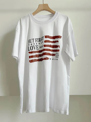 Street American Flag Short-Sleeve T-Shirt