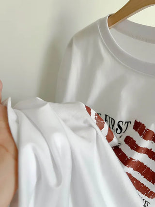 Street American Flag Short-Sleeve T-Shirt