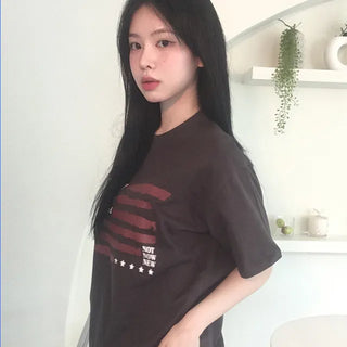 Street American Flag Short-Sleeve T-Shirt