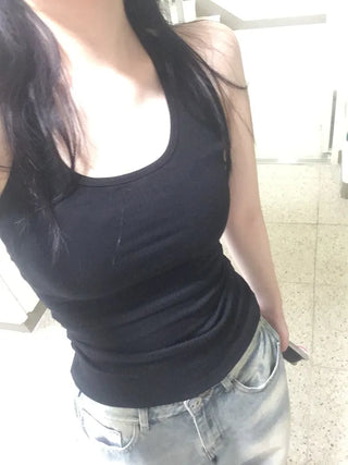 Slim Fit Basic Halter Neck Sleeveless