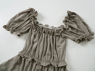 Square Frill Lace Blouse