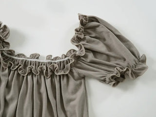 Square Frill Lace Blouse
