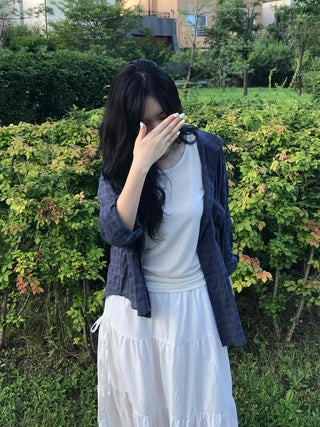 Minimal Fluttering Check Shirt