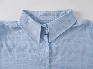 Minimal Fluttering Check Shirt