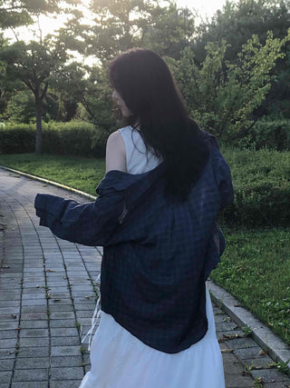 Minimal Fluttering Check Shirt