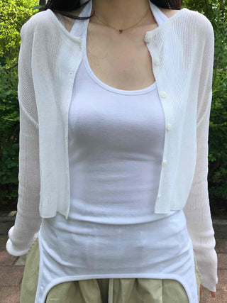 New Basic Linen Summer Cardigan
