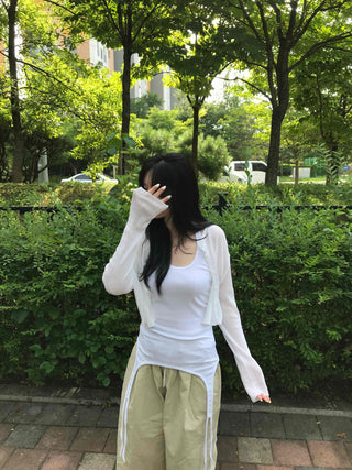 New Basic Linen Summer Cardigan