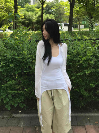New Basic Linen Summer Cardigan