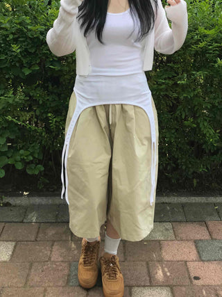 Trendy Cotton Long Bermuda Pants