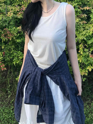 Casual Cool Plain Sleeveless