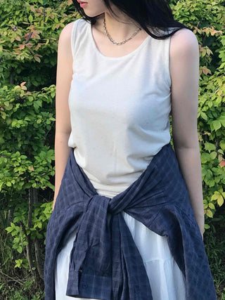 Casual Cool Plain Sleeveless
