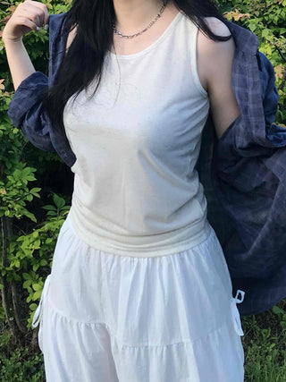 Casual Cool Plain Sleeveless