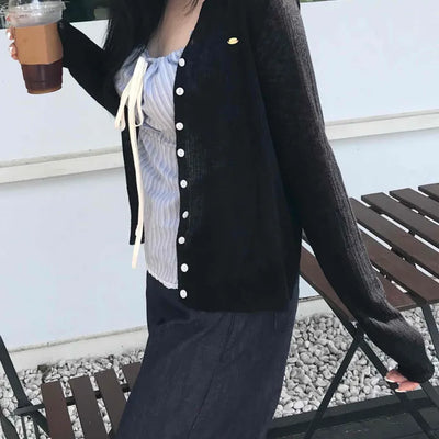 Daily Pendant Summer Cardigan