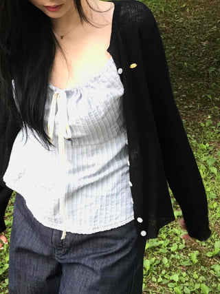 Daily Pendant Summer Cardigan