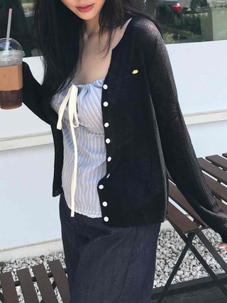 Daily Pendant Summer Cardigan