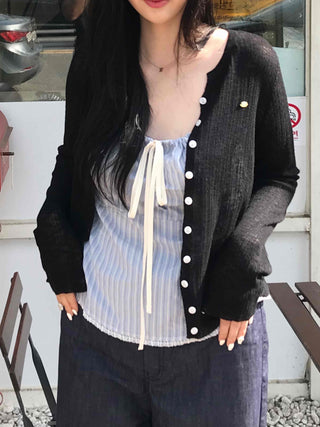 Daily Pendant Summer Cardigan