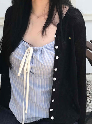Daily Pendant Summer Cardigan