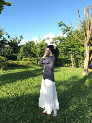 Balletcore Flare Tiered Long Skirt