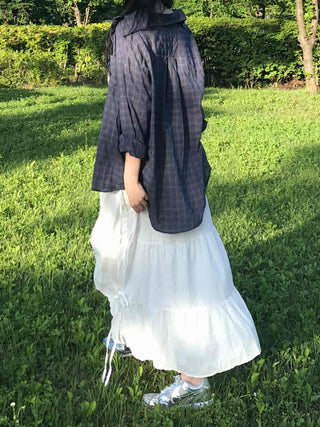 Balletcore Flare Tiered Long Skirt